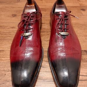 10.5 Genuine Eel Skin Belvedere Oxfords